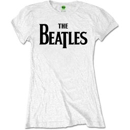 THE BEATLES ザ・ビートルズ (ABBEY ROAD発売55周年記念 ) - Drop T Logo / Tシャツ / レディース 【公式 / オフィシャル】