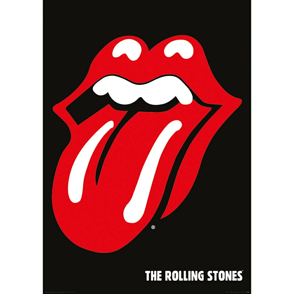 ROLLING STONES ローリングストーンズ (ブライアンジョーンズ追悼55周年 ) - Lips / ポスター 【公式 / オフィシャル】