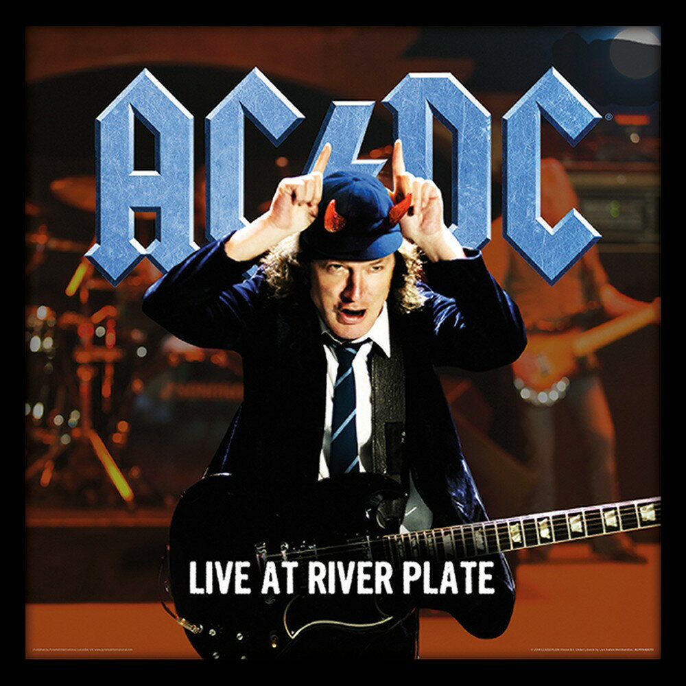 AC/DC エーシーディーシー (デビュー50周年 ) - Live At River Plate (アルバム シリーズ額) / インテリア額 【公式 / オフィシャル】