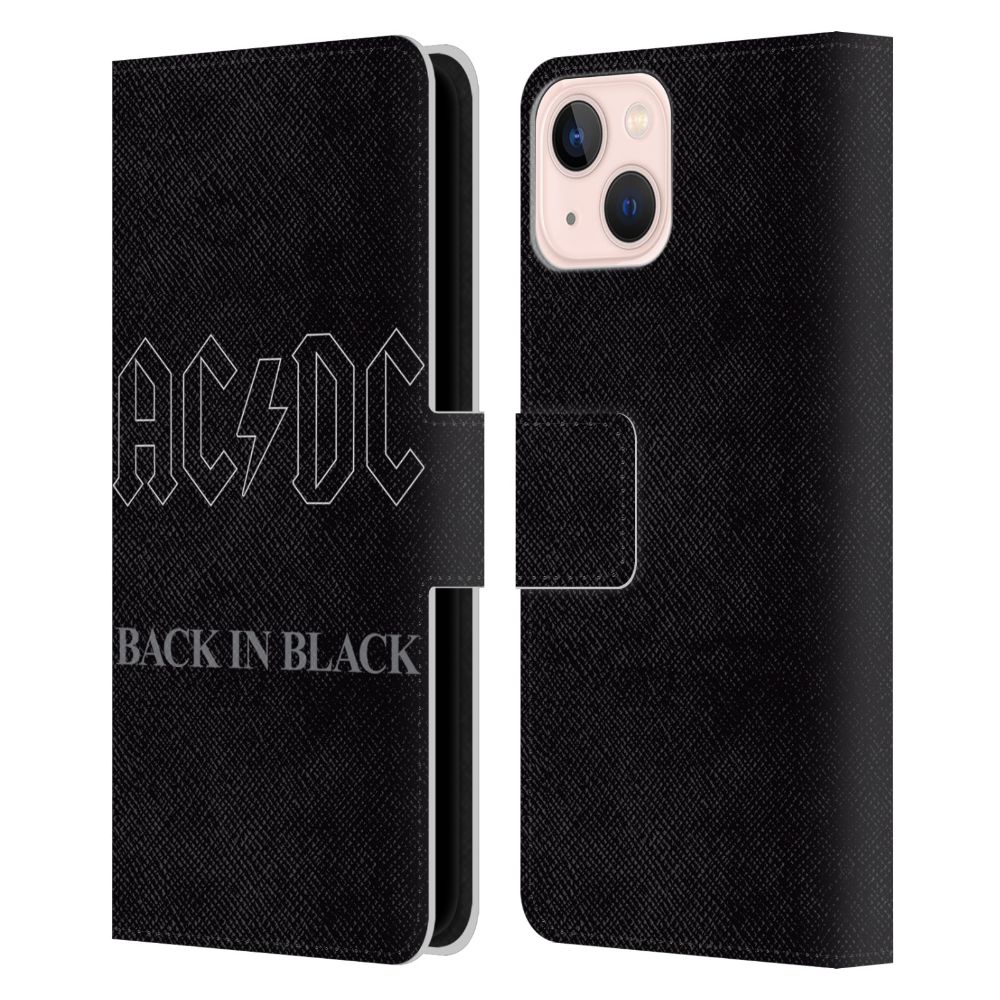 AC/DC G[V[fB[V[ (fr[50N ) - Back In Black Outline U[蒠^ / Apple iPhoneP[X y / ItBVz