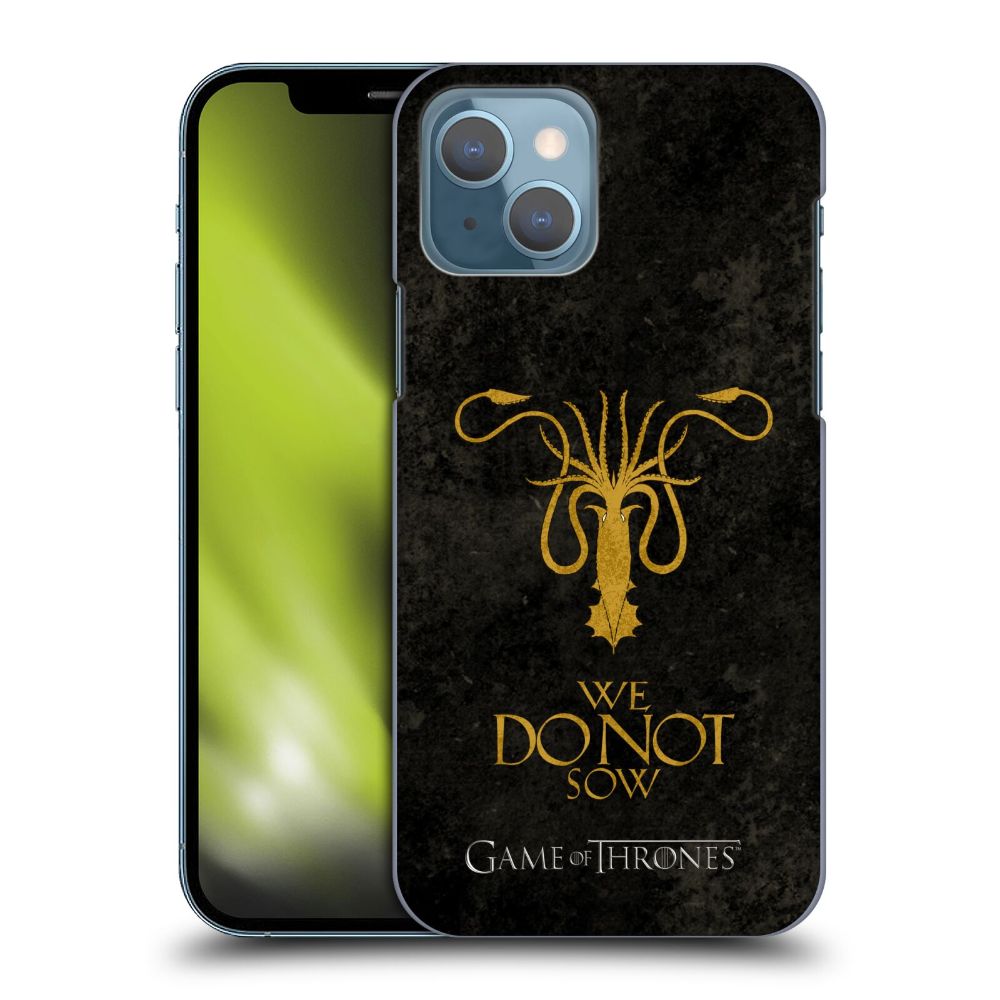 GAME OF THRONES ゲーム・オブ・スローンズ - Dark Distressed Look Sigils / Greyjoy ハード case / Apple iPhoneケース 【公式 / オフィシャル】