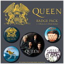 QUEEN クイーン - Official 5 Badge Pack / バッジ