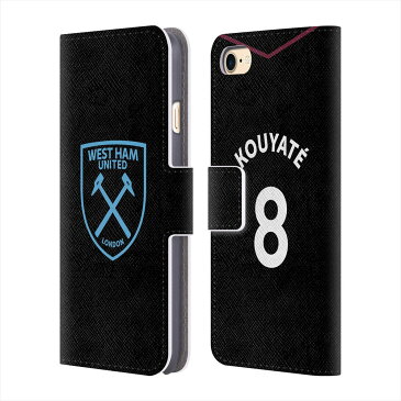 WEST HAM UNITED FC ウェストハムユナイテッドFC - Cheikhou Kouyate レザー手帳型 / iPhoneケース 【公式 / オフィシャル】