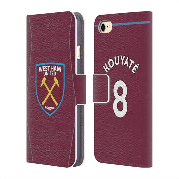 WEST HAM UNITED FC ウェストハムユナイテッドFC - Cheikhou Kouyate レザー手帳型 / iPhoneケース 【公式 / オフィシャル】