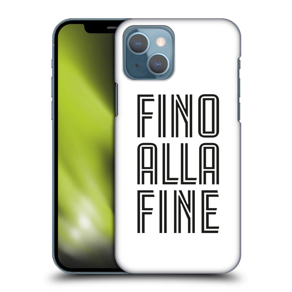 JUVENTUS FC ユヴェントスFC - Fino Alla Fine White ハード case / Apple iPhoneケース 