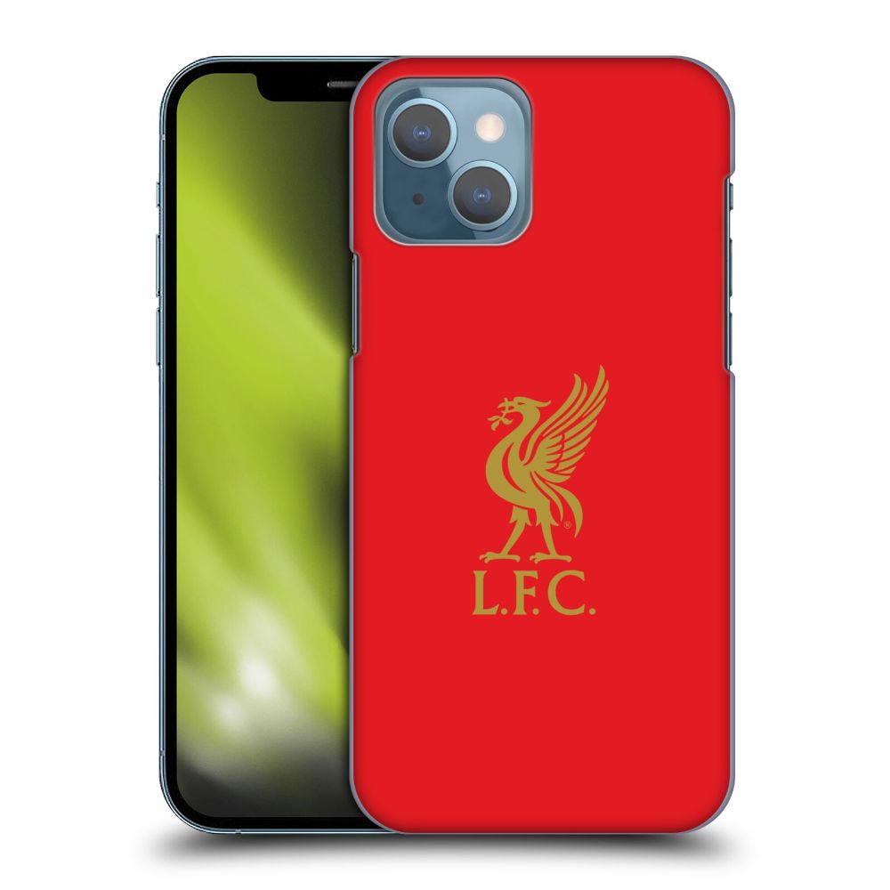 LIVERPOOL FC @v[FC - Gold Logo On Red n[h case / Apple iPhoneP[X y / ItBVz