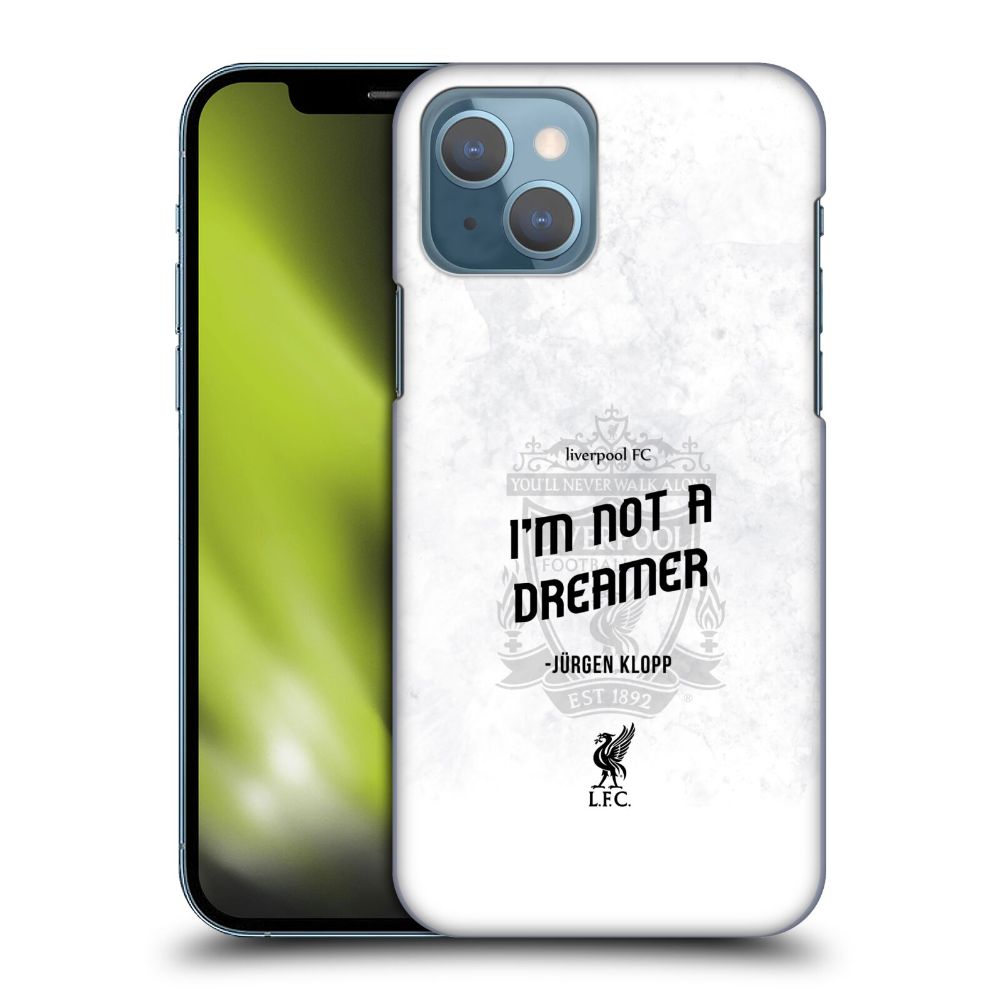 LIVERPOOL FC @v[FC - Not A Dreamer White n[h case / Apple iPhoneP[X y / ItBVz