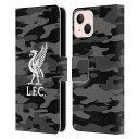 LIVERPOOL FC リヴァプールFC - Away Colourways Liver Bird レザー手帳型 / Apple iPhoneケース 