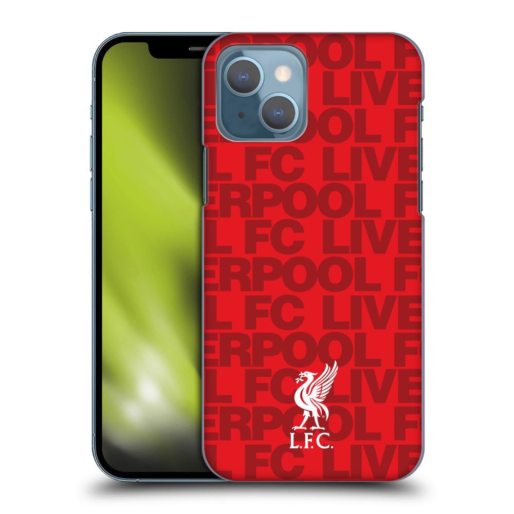 LIVERPOOL FC リヴァプールFC - Crest Liverbird Patterns 1 / Red ハード case / Apple iPhoneケース 【公式 / オフィシャル】