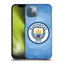 MANCHESTER CITY FC マンチェスターシティFC - Badge Geometric / Blue Full Colour ハード case / Apple iPhoneケース 【公式 / オフィシャル】