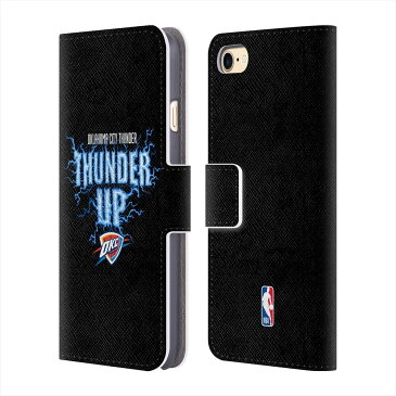 OKLAHOMA CITY THUNDER（NBA） オクラホマシティサンダー - Thunder Thunder Up レザー手帳型 / iPhoneケース 【公式 / オフィシャル】