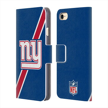 NEW YORK GIANTS（NFL） ニューヨークジャイアンツ - Stripes レザー手帳型 / iPhoneケース 【公式 / オフィシャル】
