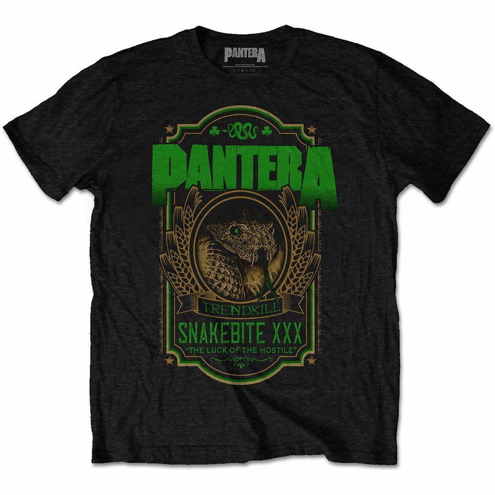 PANTERA パンテラ - Snakebite XXX Label / Tシャツ / メンズ 