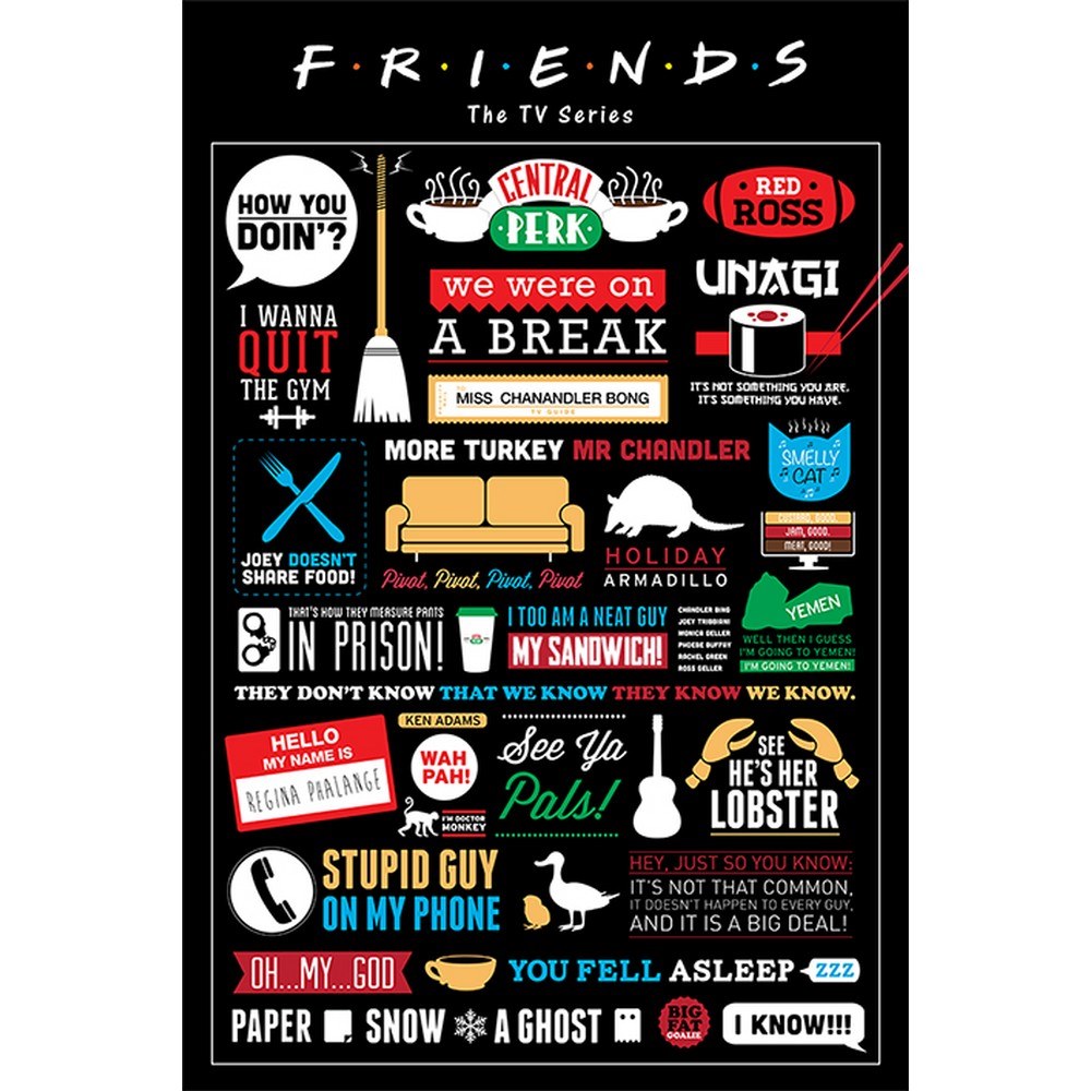 FRIENDS フレンズ - Infographic / ポスター 