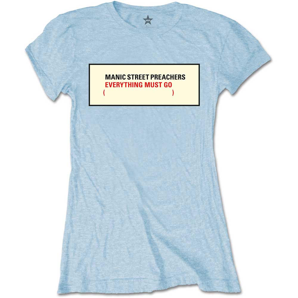 MANIC STREET PREACHERS マニックストリートプリーチャーズ - Everything Must Go / Tシャツ / レディース 