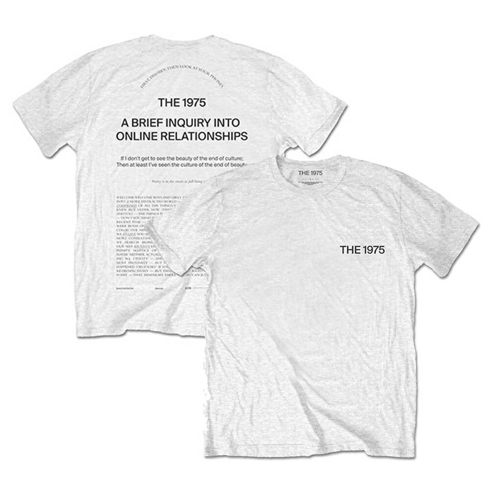 THE 1975 - ABIIOR Wecome Welcome / バックプリントあり / Tシャツ / メンズ 【公式 / オフィシャル】