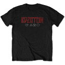 LED ZEPPELIN レッドツェッペリン デビュー55周年記念 - Logo & Symbols Tシャツ メンズ 公式 オフィシャル 