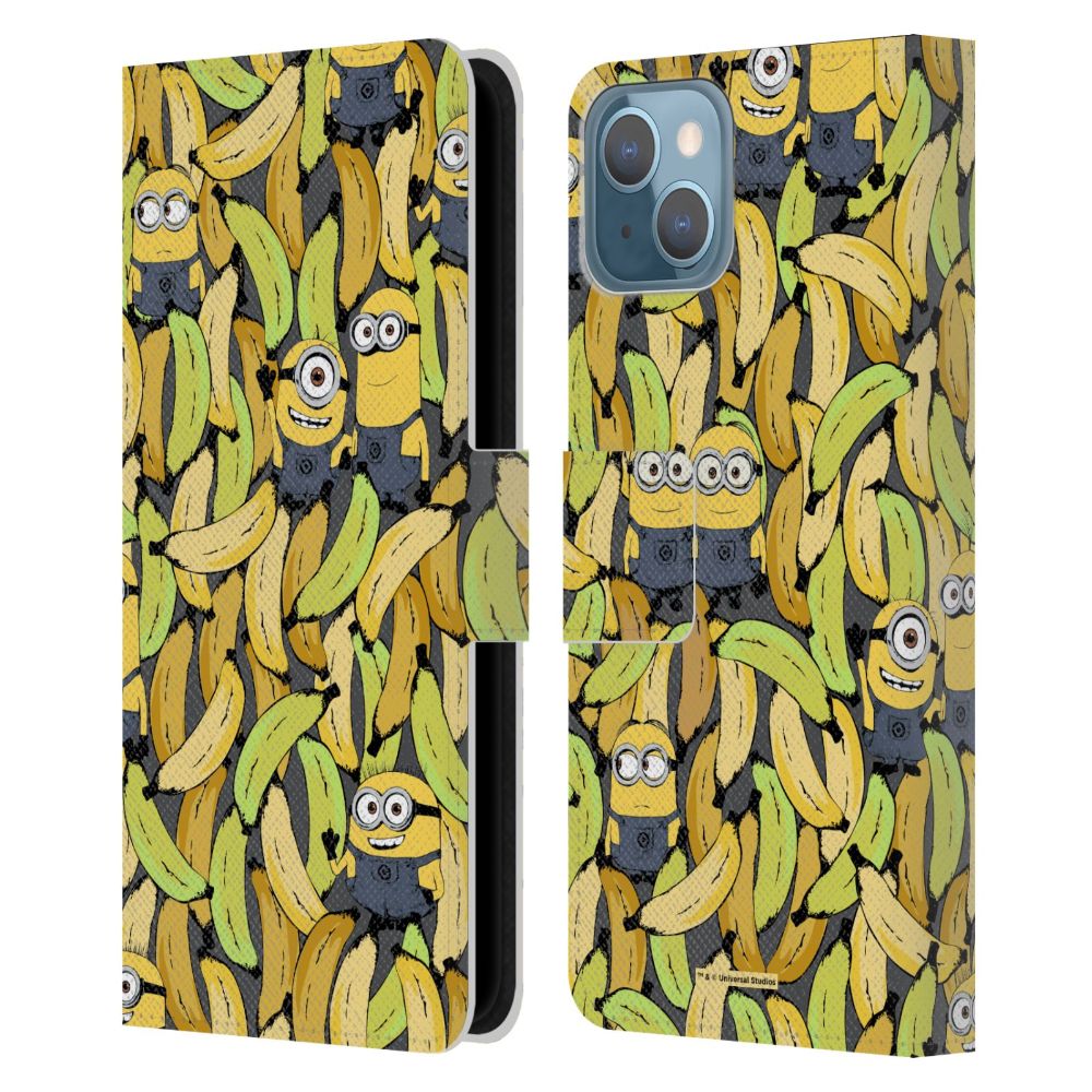 MINIONS ~jIY (719VJ ) - Banana Pattern U[蒠^ / Apple iPhoneP[X y / ItBVz