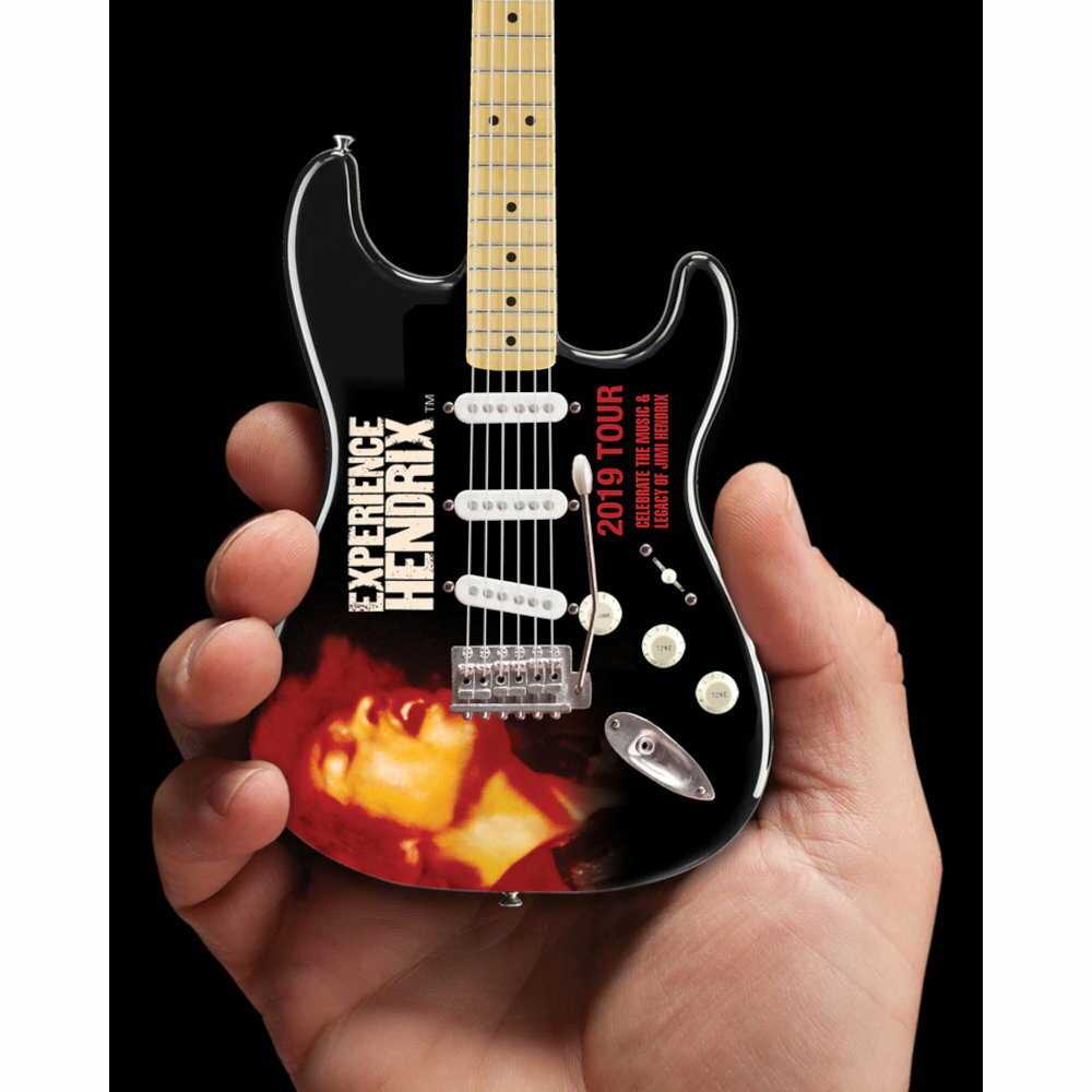 JIMI HENDRIX ジミヘンドリックス - 2019 Experience Hendrix Tour / Mini Fender Strat Guitar Model / ミニチュア楽器 【 公式 / オフィシャル 】