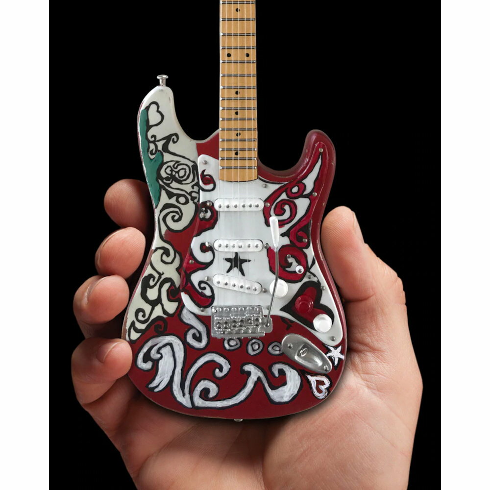 JIMI HENDRIX ジミヘンドリックス - Mini Fender Strat Saville / ミニチュア楽器 
