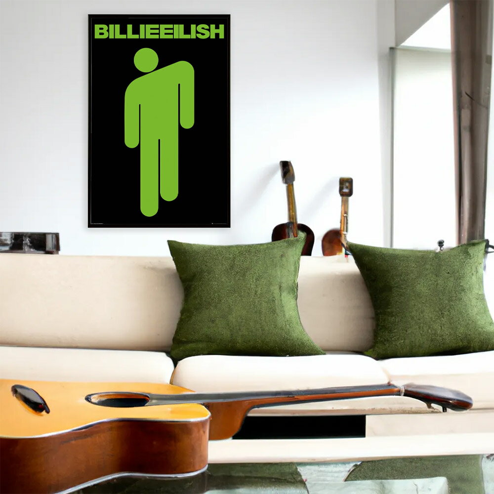BILLIE EILISH ビリーアイリッシュ (LIVE IN 3D 映画公開 記念 ) - Stickman / ポスター 【公式 / オフィシャル】