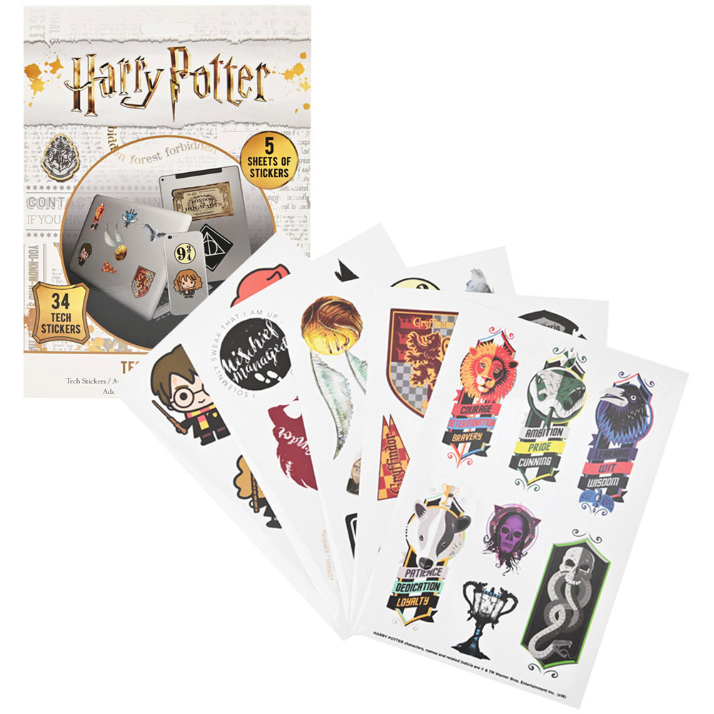 HARRY POTTER ハリーポッター - Artefacts / Tech Sticker ( 34種類 ) / スマホ・ステッカー 