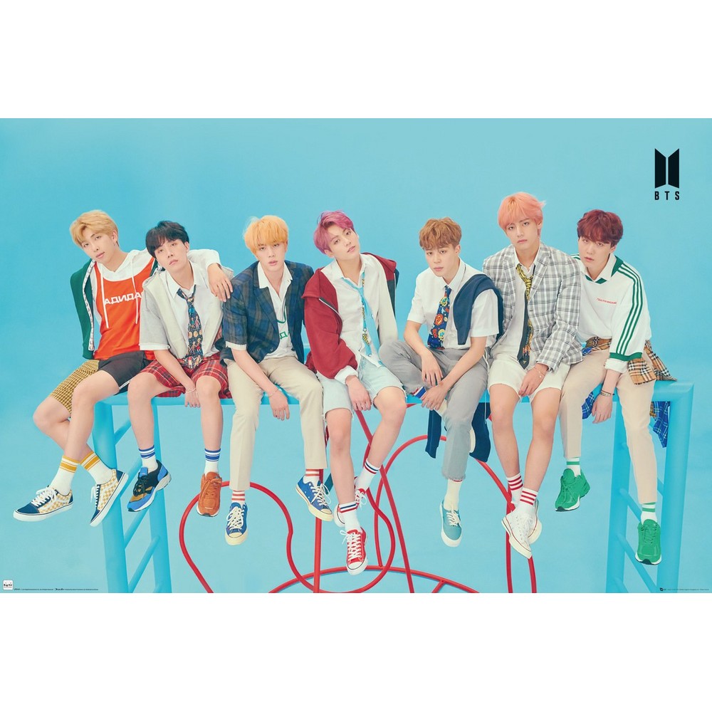 BTS ビーティーエス - Group Blue / ポスター 【公式 / オフィシャル】のサムネイル