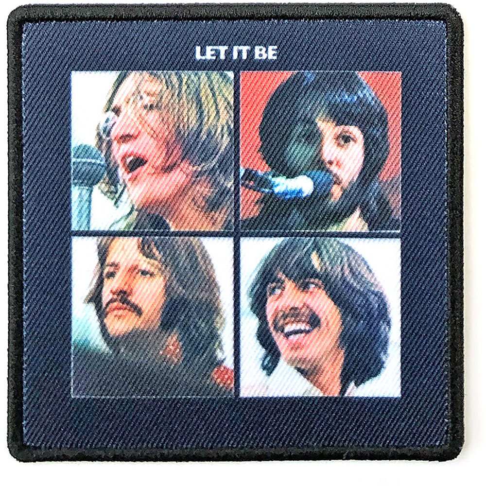 THE BEATLES ザ・ビートルズ (ABBEY ROAD発売55周年記念 ) - Let It Be Album Cover / ワッペン 【公式 / オフィシャル】