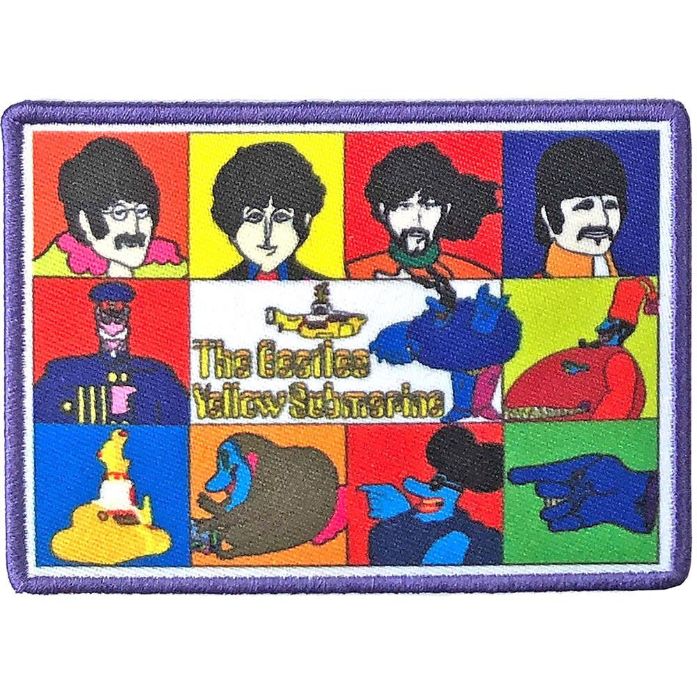 THE BEATLES ザ・ビートルズ (ABBEY ROAD発売55周年記念 ) - Yellow Submarine Characters / ワッペン 【公式 / オフィシャル】