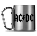 AC/DC エーシーディーシー (Back in Black 45周年 ) - Logo / カラビナマグ / マグカップ 【公式 / オフィシャル】