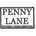 THE BEATLES ザ ビートルズ (ABBEY ROAD発売55周年記念 ) - Penny Lane White / SONG TITLES / ワッペン 【公式 / オフィシャル】