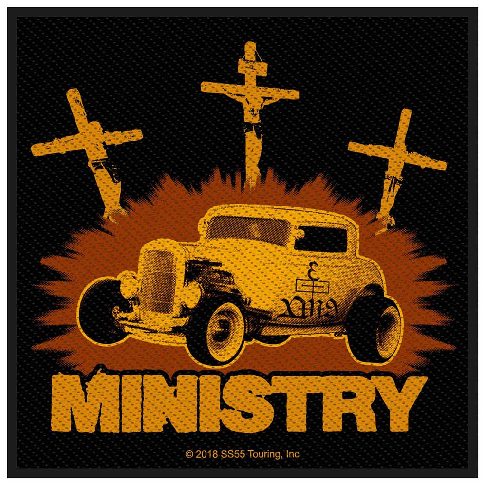 MINISTRY ミニストリー - Jesus Built My Hotrod / ワッペン 