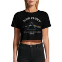 PINK FLOYD ピンクフロイド (シド映画5月公開 ) - DARK SIDE OF THE MOON RETRO / CROP TOP / Tシャツ / レディース 【公式 / オフィシャル】