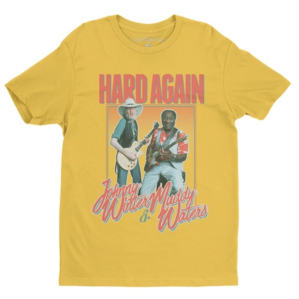 MUDDY WATERS マディ ウォーターズ - HARD AGAIN with JOHNNY WINTER / Tシャツ / メンズ 【公式 / オフィシャル】