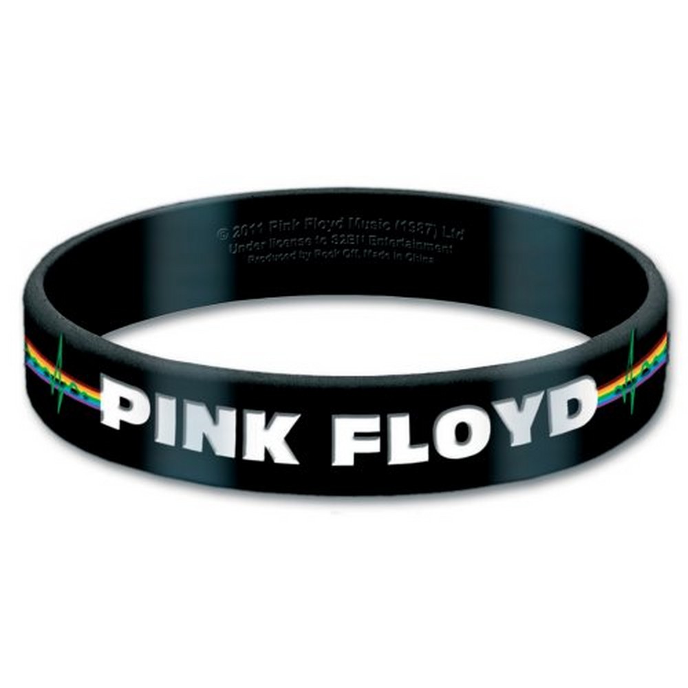 PINK FLOYD ピンクフロイド (狂気 50周年 ) - Logo & Pulse / リストバンド 【公式 / オフィシャル】