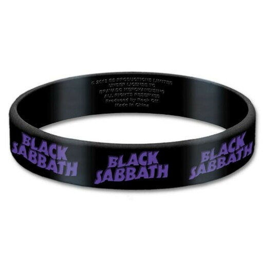 BLACK SABBATH ブラックサバス - Logo / リストバンド BLACK SABBATH ブラックサバス - Logo / リストバンド
