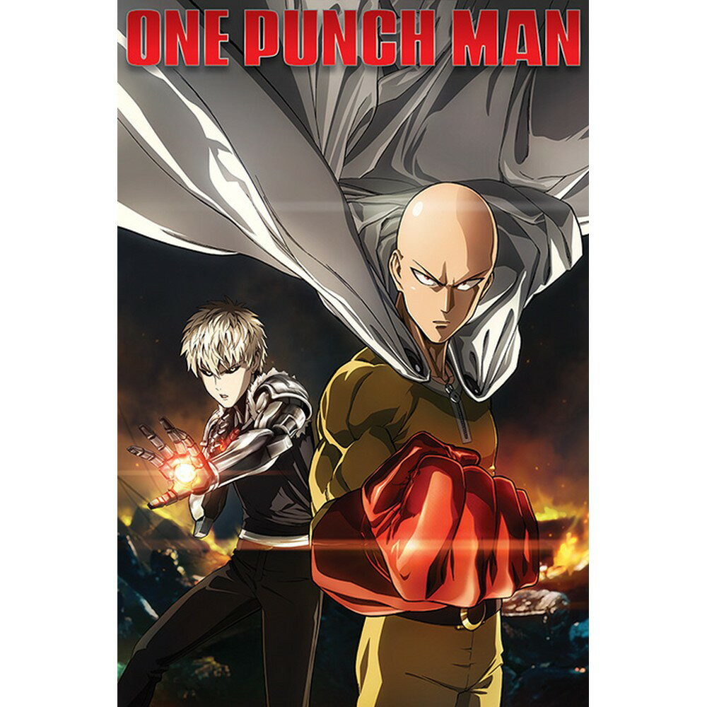 ワンパンマン公式ポスター サイズ：61 x 91.5cm サイタマ / ハゲマント / ONE PUNCH MAN / ジェノス / バング / タツマキ / アニメ / キャラクター / ポスター / グッズアニメ / アクション