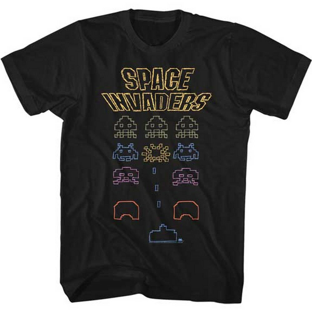 SPACE INVADERS スペースインベーダー (発売 45周年 ) - SKETCH / Tシャツ / メンズ 【公式 / オフィシャル】のサムネイル