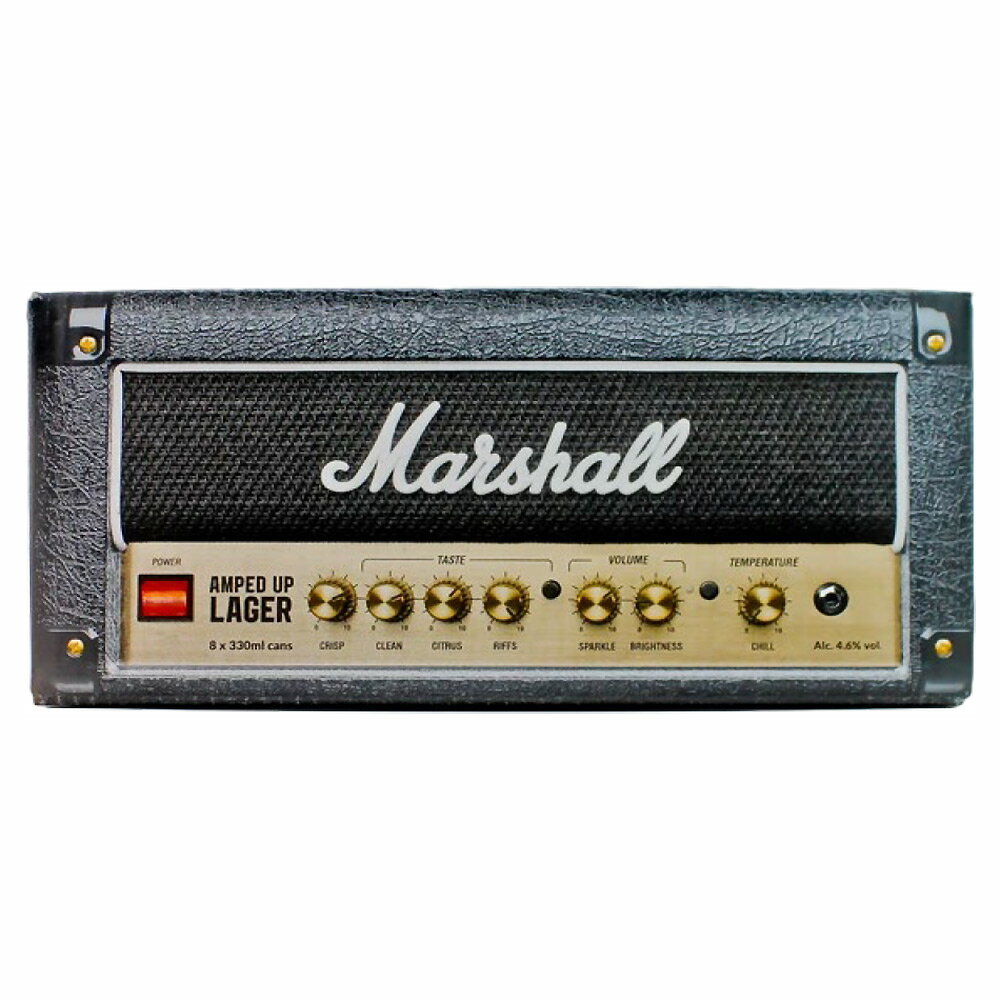 MARSHALL マーシャル - ロックンロールクラフトビール / 8本入りBOX（アンプヘッド） / ビール