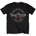 DEEP PURPLE ディープパープル - Smoke Circle / Tシャツ / メンズ 【公式 / オフィシャル】