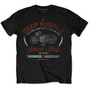 DEEP PURPLE ディープパープル - Speed King / Black / Tシャツ / メンズ 【公式 / オフィシャル】