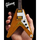 GIBSON ギブソン (レスポール誕生70周年 ) - 1958 Korina Flying V / ミニチュア楽器 【公式 / オフィシャル】