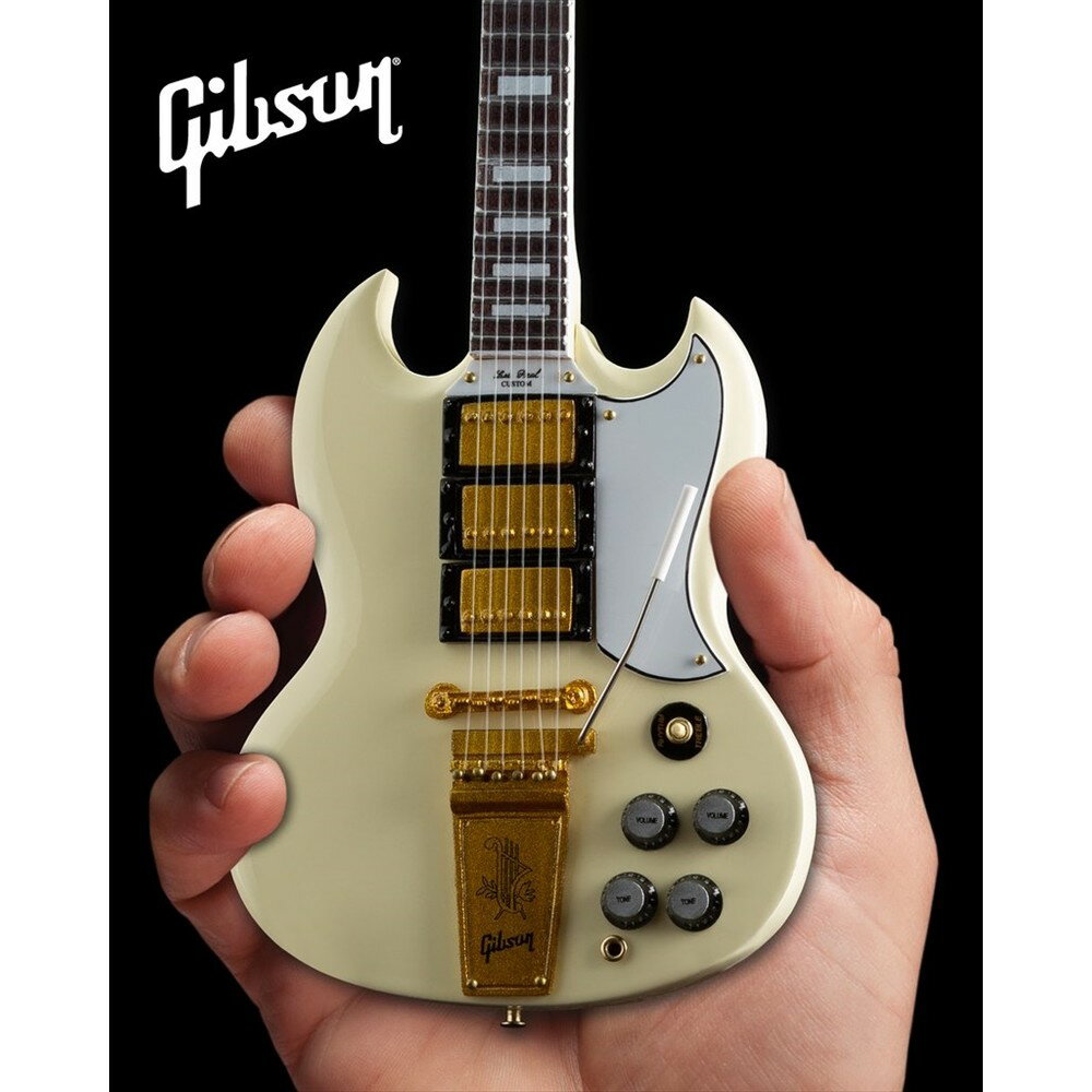 GIBSON ギブソン - 1964 SG Custom White / ミニチュア楽器