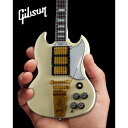 GIBSON ギブソン (レスポール誕生70周年 ) - 1964 SG Custom White / ミニチュア楽器 【公式 / オフィシャル】