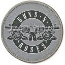 GUNS N ROSES ガンズアンドローゼズ - White Circle Logo / ワッペン 