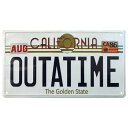 BACK TO THE FUTURE バックトゥザフューチャー - Replica Number Plate / インテリア置物 