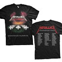 METALLICA メタリカ - Master of Puppets European Tour 039 86. / バックプリントあり / Tシャツ / メンズ 【公式 / オフィシャル】