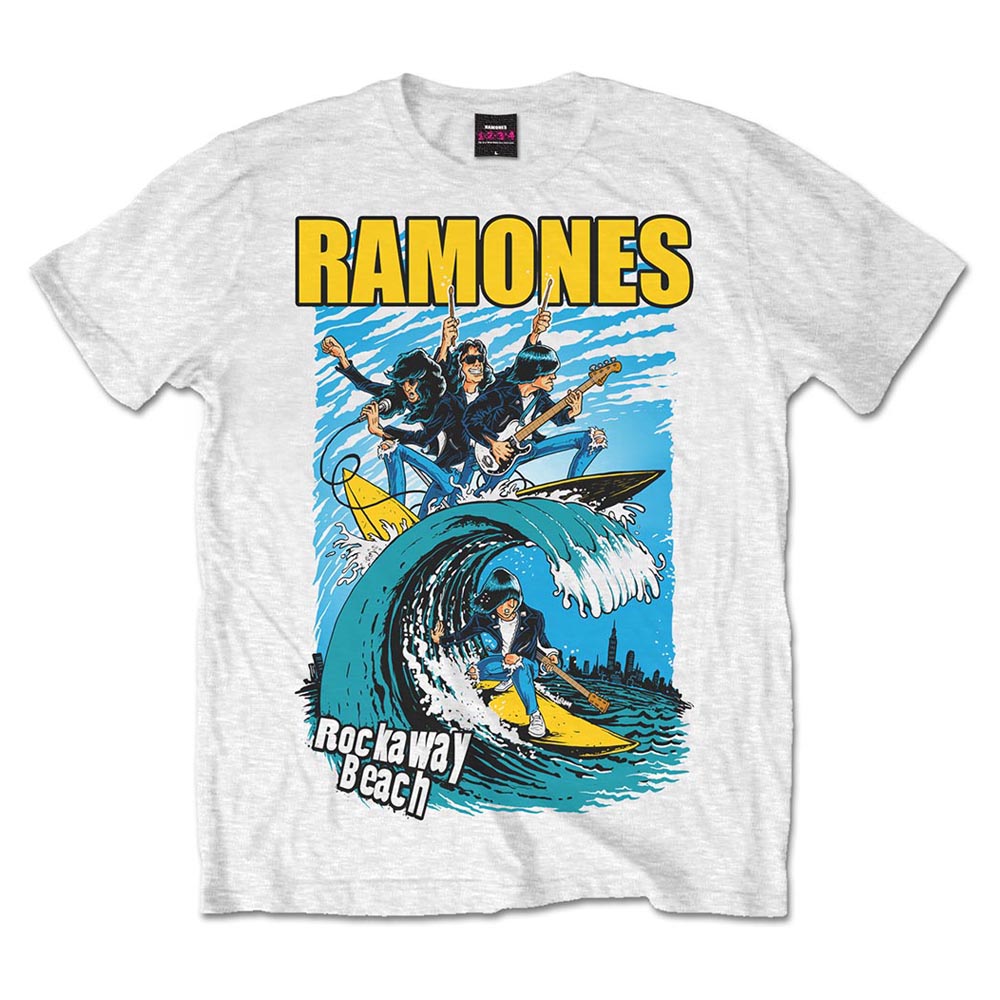 RAMONES ラモーンズ (結成50周年 ) - Rockaway Beach / Tシャツ / メンズ 【公式 / オフィシャル】