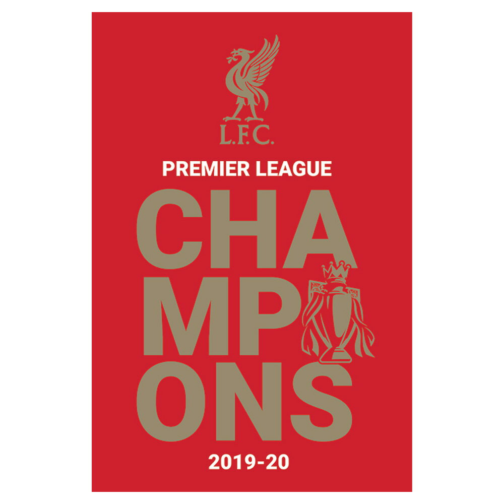 LIVERPOOL FC @v[FC - Champions 2019/20 Logo / |X^[ y / ItBVz