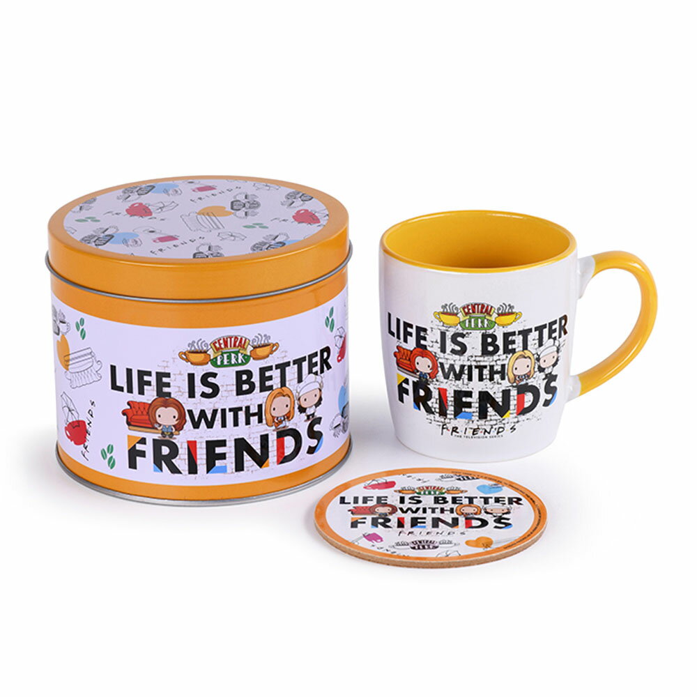 FRIENDS フレンズ - Life Is Better / Chibi / 缶入りセット / マグカップ 